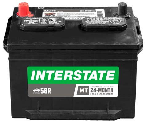 Interstate MT-58R Group Size 58R 610CCA Flooded Battery