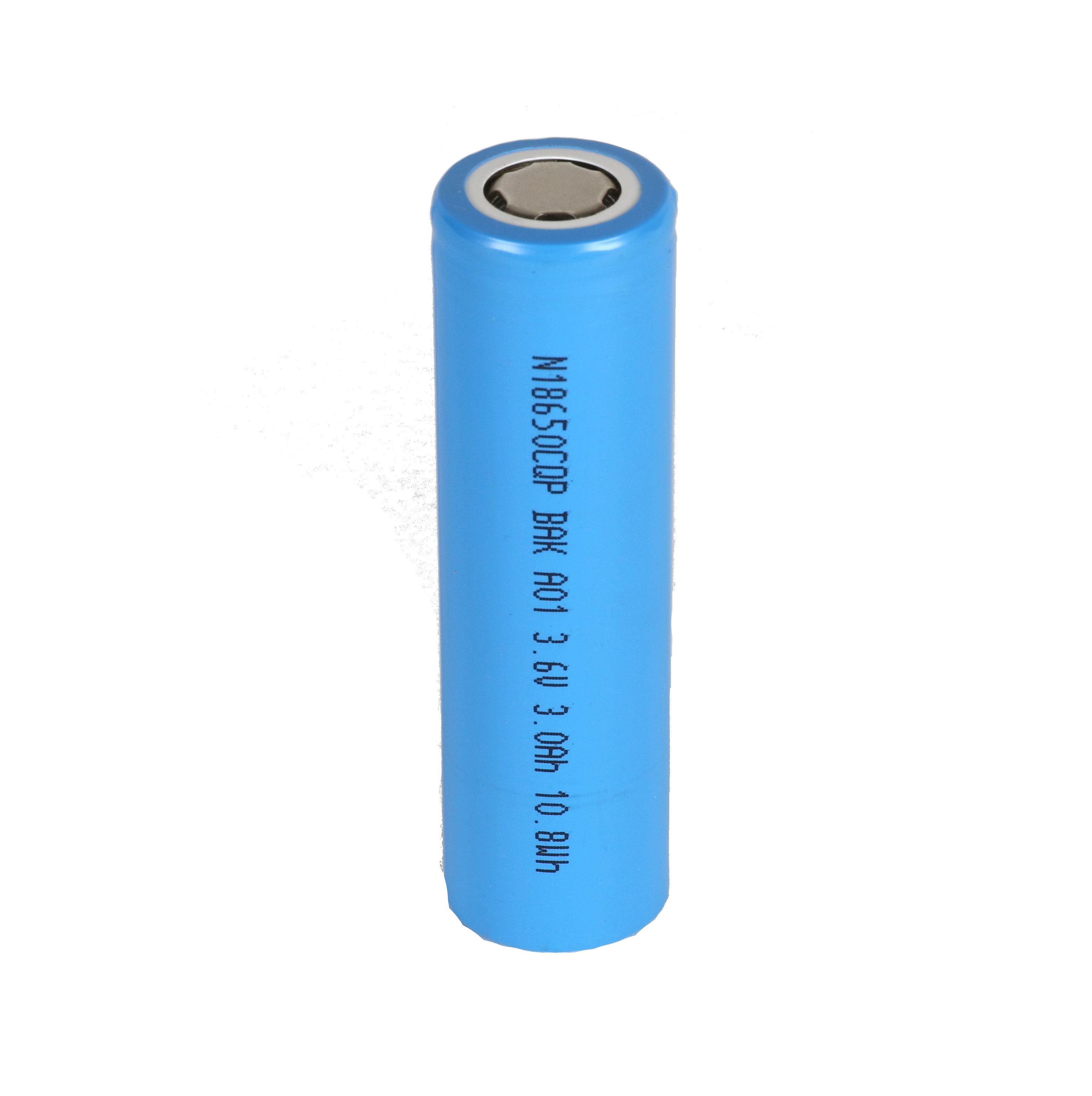BAK N18650CQP 3000mAh 20A 18650 Flat Top Battery