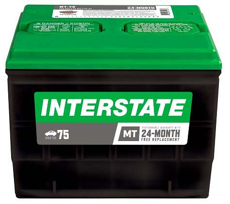 Interstate MT-75 Group Size 75 650CCA Flooded Battery