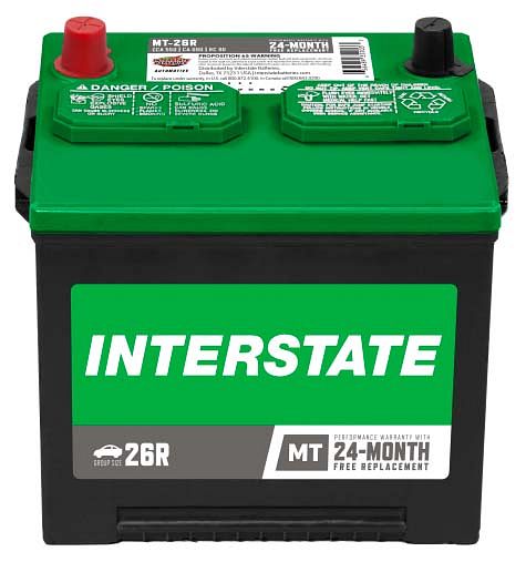 Interstate MT-26R Group Size 26R 575CCA Flooded Battery
