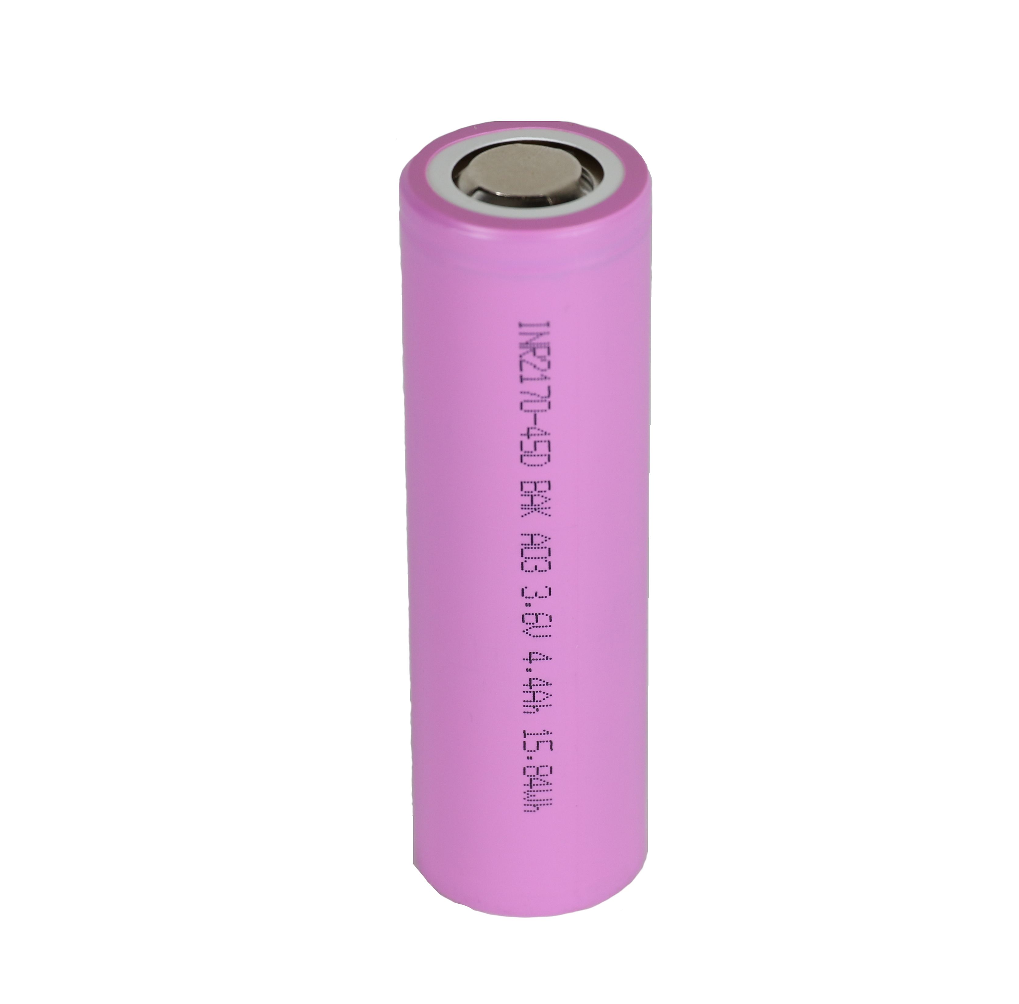 BAK INR2170-45D 21700 Li-Ion Battery 4500 mAh 60A High-Drain Flat Tabless Design