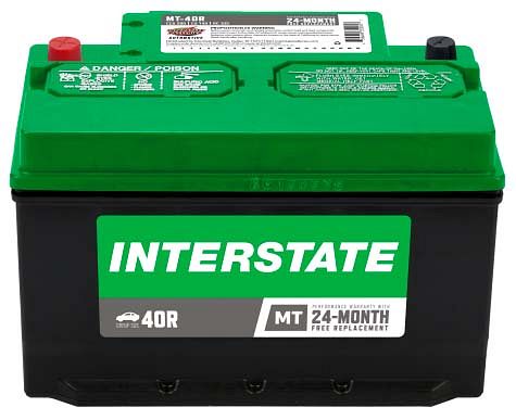 Interstate MT-40R Group Size 40R 590CCA Flooded Battery